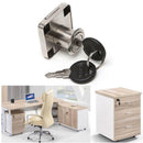 Drawer Cam Lock 22mm with 2 Keys For Cabinet Office-Wardrobe-Cupboard