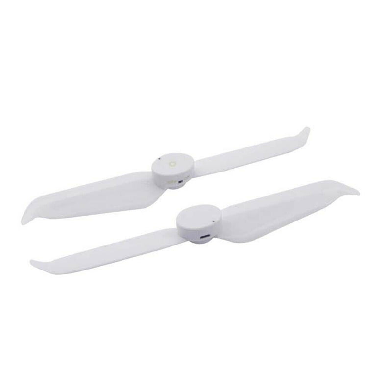 4x White LED Light Low Noise Propellers Props Self Lock for DJI Phantom 3