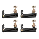4pcs 4/4-3/4 Plated Iron Violin Fine Tuners Spinner Adjuster Strings Hooks A