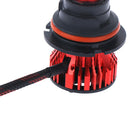 4-sides 9007  LED Headlight Kit 2000W 300000LM Hi-Lo Beam Bulbs 6000K White  BX