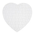10Pcs Sublimation Blank Puzzle DIY Craft Heart Jigsaw Puzzle DIY Transfer P