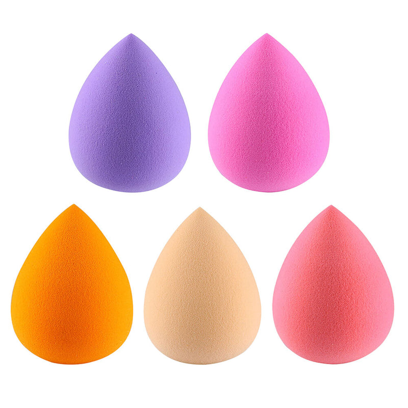 5 PCS Drop Gourd Sponge Powder Puff Flawless Foundation Beauty Makeup Blender
