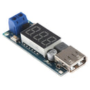 DC-DC 6-40V to 5V 2A Step-down LED Voltmeter USB Voltage Converter ME
