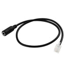 RJ9 4P4C Male Plug to 3.5mm Female Jack Headset Audio Phone Converter Adapt