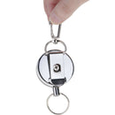 1*Anti-lost Retractable Metal High Elastic Telescopic Wire Rope Keyring Keychain