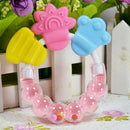 Safety Baby Infant Rattles Biting Teething Teether Balls Toys Circle Ring New J~