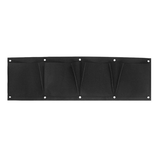 Vertical Garden Planter, 4 Pockets Wall Hanging Felt Planter Bags Wall Moun