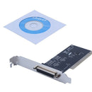 DB25 Parallel Port IEEE 1284 Printer PCI Controller Card Adapter Black