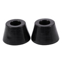 2Pcs 50mm x 30mm Conical Recessed Rubber Feet Bumpers Pad Washer Black H2G7