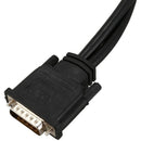 DMS-59 Male to 2 Dual Link DVI-I 24+5 Pin Splitter Adapter Cable E3J4