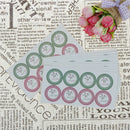80pcs(10sheet) flowers for you hand made Sealing Stickers Gift Box Labels JR
