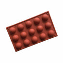 2x Half Ball Sphere Silicone Cake Mold Muffin Chocolate Cookie Baking Mou ATN