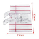 Border Guide Sewing Machine Presser Foot - Fits All Low Shank Snap-On Singe J7J4