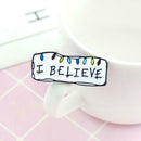 Creative Letters Pin Brooch Cute Badges Backpack Jacket Unisex Jewelry Gift
