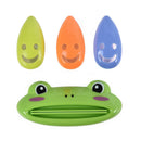 4x Portable Home Bathroom Smile Face Toothbrush Holder Cover Case Suction CupsFD