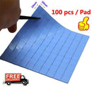 100pcs Thermal Pad GPU CPU Heatsink Cooling Conductive Silicone Pads 10x10x1mm