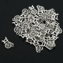 40 Pcs Spinning Wheel Charm Pendants 18x12mm(3/4"x1/2") O8Q2