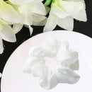 Women Hair Rings Satin Cloth Scrunchies Ponytail Holder Hairband (Style 2) A