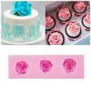 DIY Flower Cake Fondant Mould Rose Sugar Decorating Baking Icing Pastry Mol Z4N4