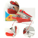 Mini Sewing Machine Handy Portable Stitch Sew Needlework Cordless Tool Set