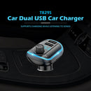 Car Bluetooth FM Transmitter Handsfree MP3 Player Dual USB Fast Charger