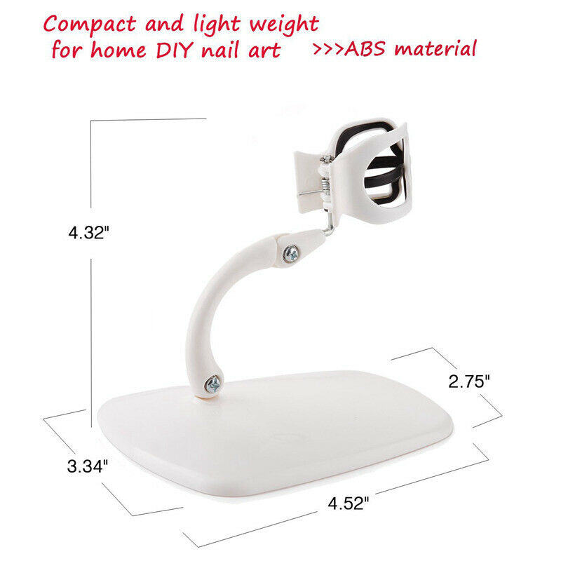 Adjustable Nail Polish Bottle Display Stand Tilt Nail Varnish Clip Manicure K2B6