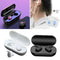 2 Pieces Bluetooth 5.0 Wireless Earbuds With Wireless Charging Case 8D Stereo