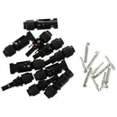 5 Pairs MC4 Male and Female M/F Connectors for Solar Panel J1W1