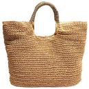 Fashion Summer Round Straw Bag Beach Rattan Women Handbag Totes Ladies Knit