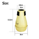 Practice Straight Mute Silencer for Alto Tenor Trombone Parts Golden