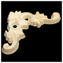 8pcs Rubber wood Onlay Applique Wooden Carving Decor Furniture Decor 7x7cm H3L3
