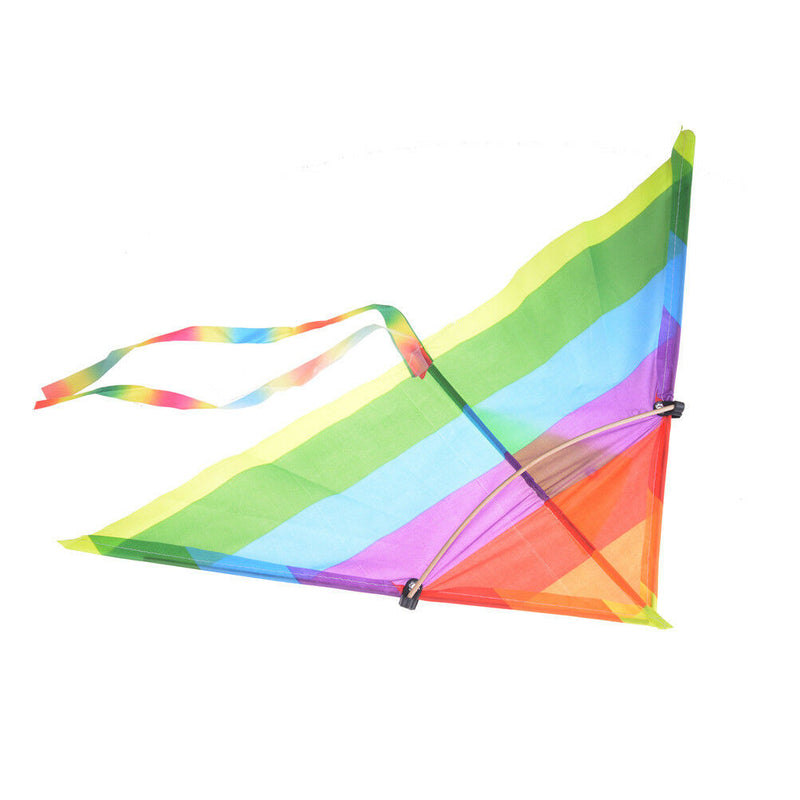 1PC Rainbow Kite Outdoor Baby Toys For Kids Kites without Control Bar and LineM&