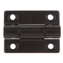 4pcs Boat RV Cabin Hatch Cabinet Torque Hinges 4 Countersunk Holes Black