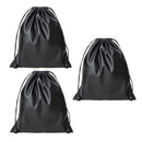 3 Piece Helmet Protective Bag Storage Box with Black