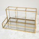 4 Grids Makeup Brush Holder Organizer Cosmetics Brushes Pen Display Rack Clear