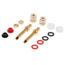 Premium 1 Pair 4mm Banana Plug Socket Connector Binding Post For Amp Speaker