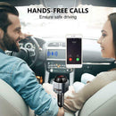 MK5 Bluetooth 4.2 Car Transmitter MP3 Player Support USB TF Card 3.5 Audio