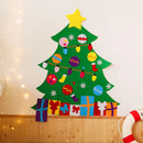 DIY Felt Christmas Tree Set With Ornaments For Kids Xmas Gifts Door Wall Hanging