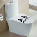 Thinking Room Toilet Paste Wc Door Sign Removable Toilet Wall Stickers