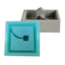 DIY Silicone Concrete Mold Candlestick Flower Pot Planter Vase Soap Mou GHV