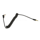3.5mm to Male PC Flash Sync Cable Screw Lock for Trigger Studio Light To