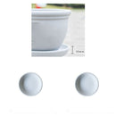 2pcs Plastic Plant Pot Saucer Planter Drip Tray Indoor Outdoor Garden White