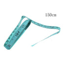 59''/150 cm notebook measuring body cloth sewing ruler tailor soft tape soft  ES