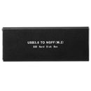 Aluminum Alloy USB 3.0 to M.2 NGFF Hard Drive Enclosure SATA SSD Reader Adapter