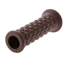 Motorcycle Brown 0.87" 22mm Diamond Hand Grip HandleBar Handle Bar Universal