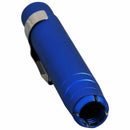 1 pcs Black Aluminum alloy Chalk Keeper Holder (blue)