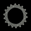 Lace Edge Circle Frame Metal Cutting Die Stencils Scrapbook Embossing Craft JR