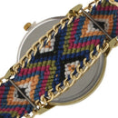 Female Giraffe Pattern Weave Bracelet Watch