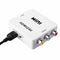 HDMI to RCA Adapter Box Composite AV CVBS Video ConverterHD 1080p White New