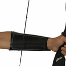 Archery Cow Leather Protective Arm Shield Wrist Arm Arrow Recurve Bow Black